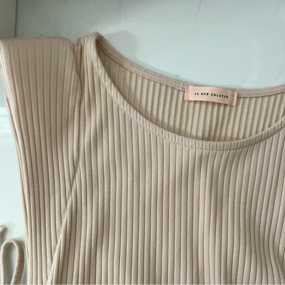 WORN ONCE Soft Nude Mini Dress - Picture 5 of 8